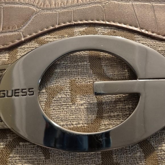 Guess Beige and Brown Women's Handbag - Picture 8 of 8